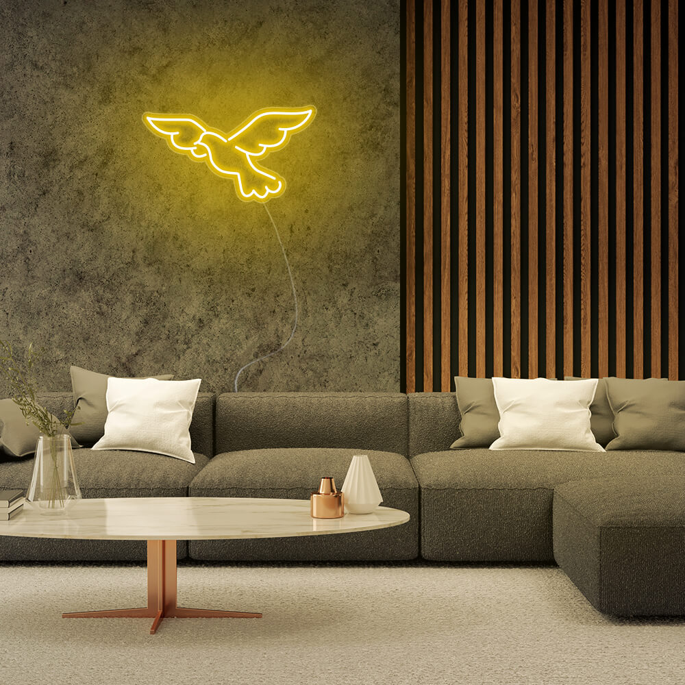 Mini Pigeon Bird LED Neon Signs