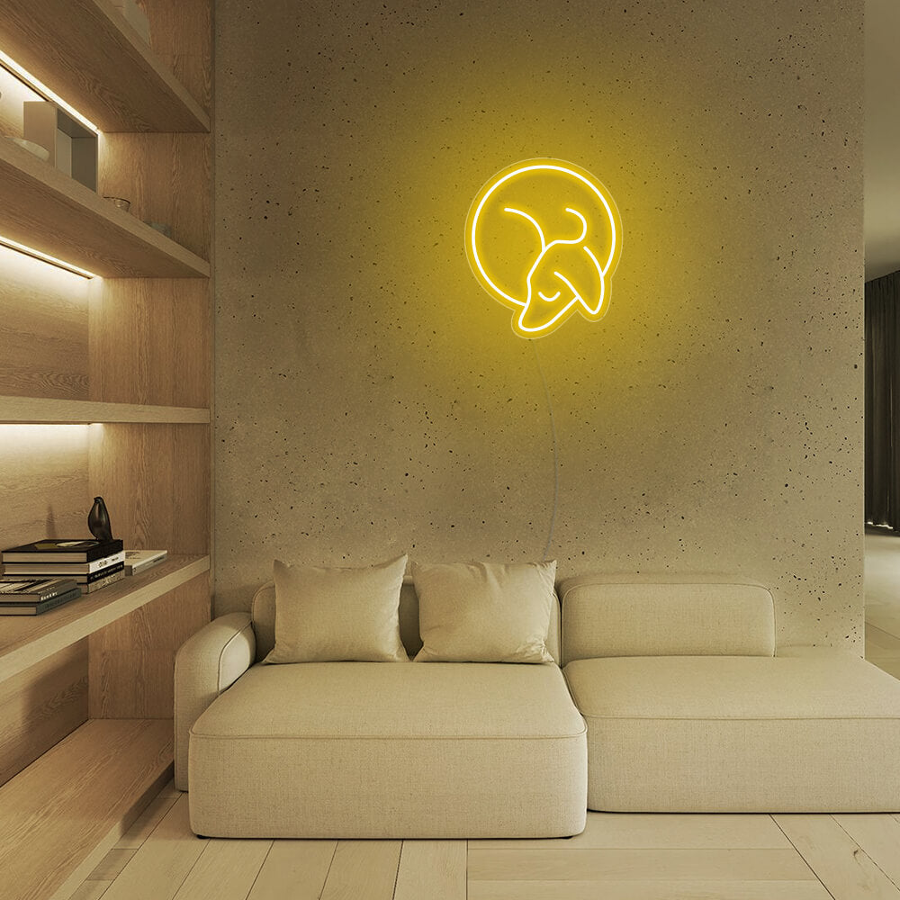 Mini Sleeping Dog Mini Dachshund LED Neon Signs