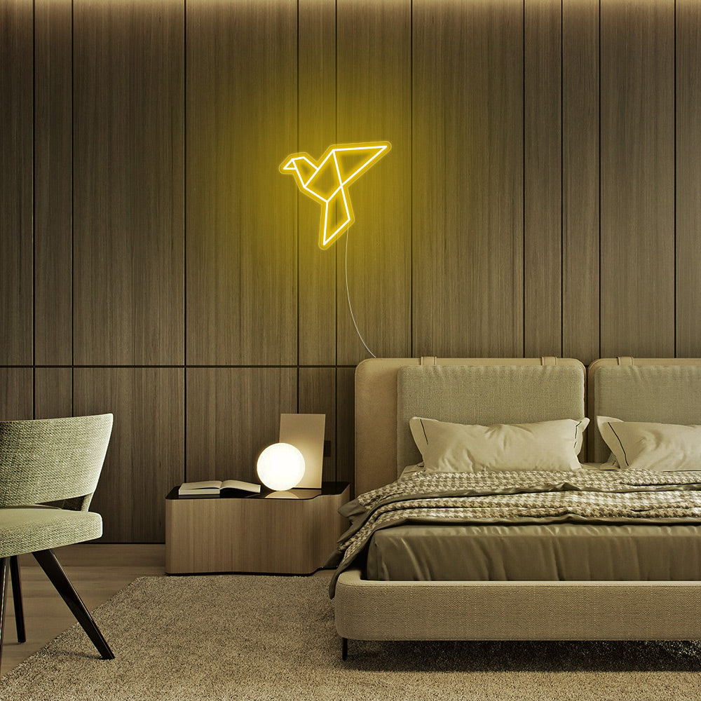 Mini Paper Crane LED Neon Signs