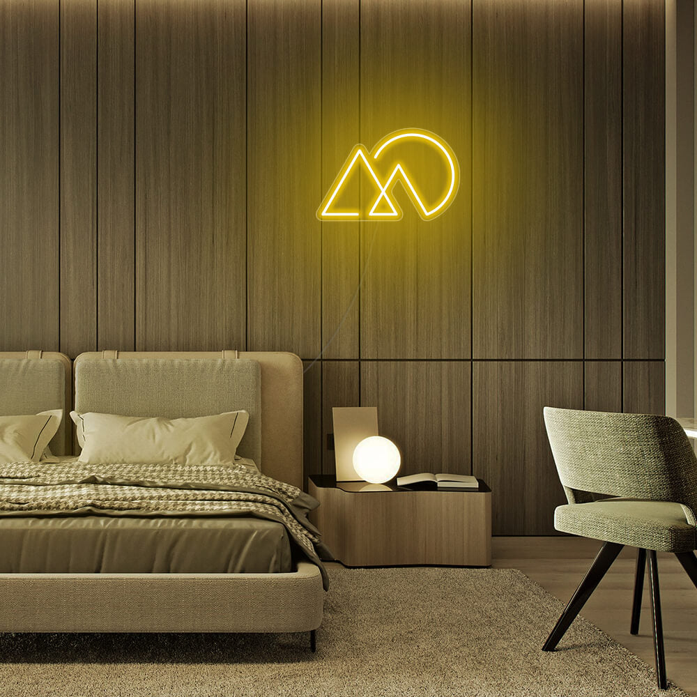 Mini Sunset Mountain LED Neon Signs