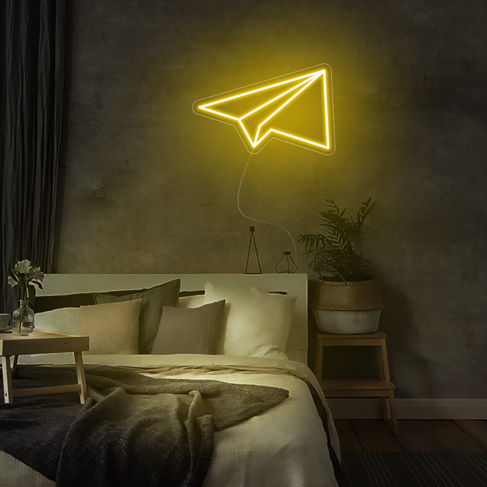 Mini Paper Plane LED Neon Signs