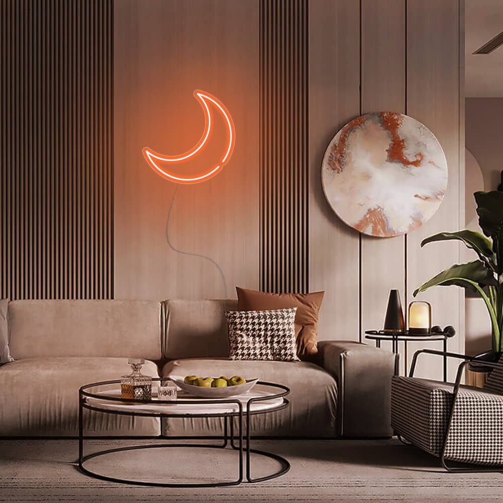 Mini Moon LED Neon Signs