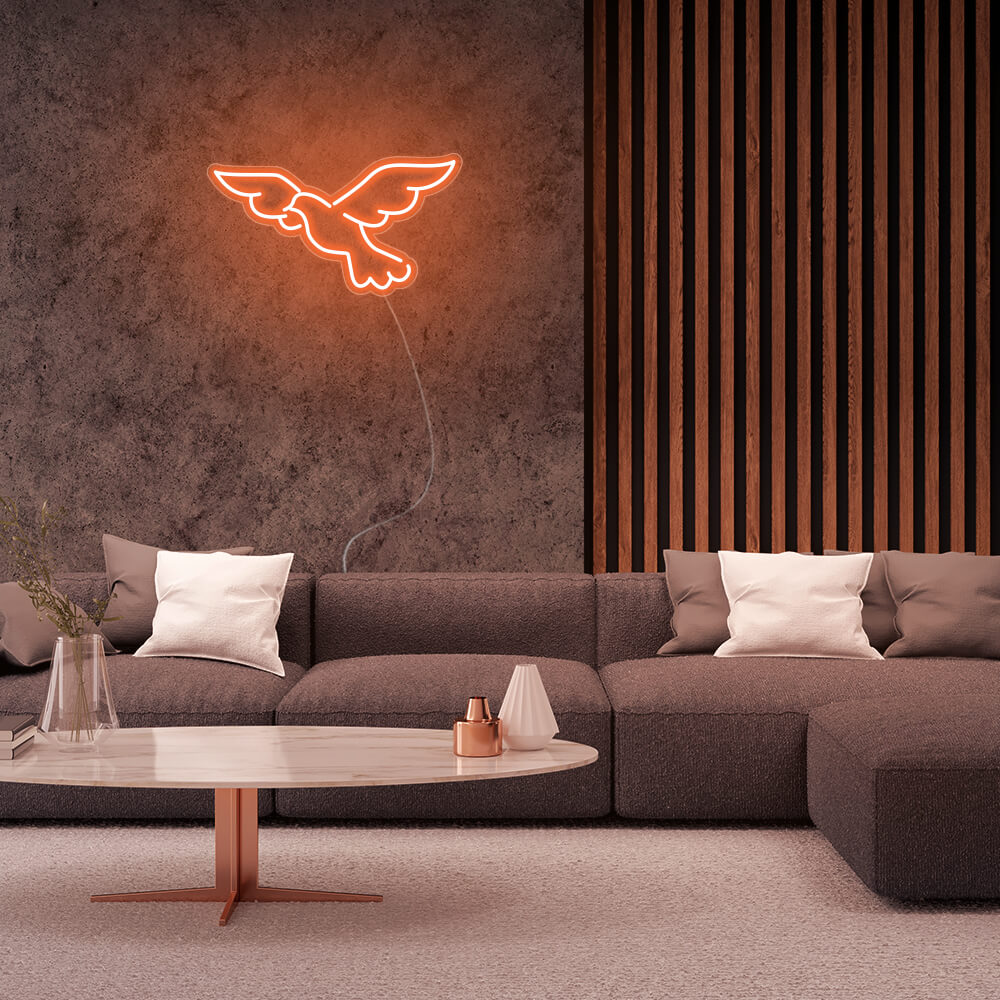 Mini Pigeon Bird LED Neon Signs