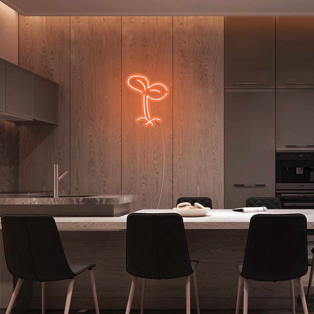Mini Sprout Seed LED Neon Signs