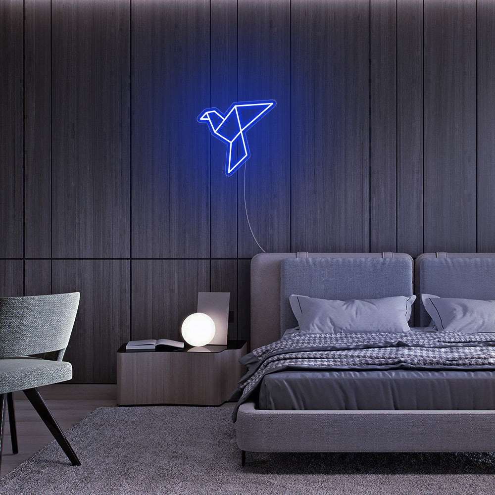 Mini Paper Crane LED Neon Signs