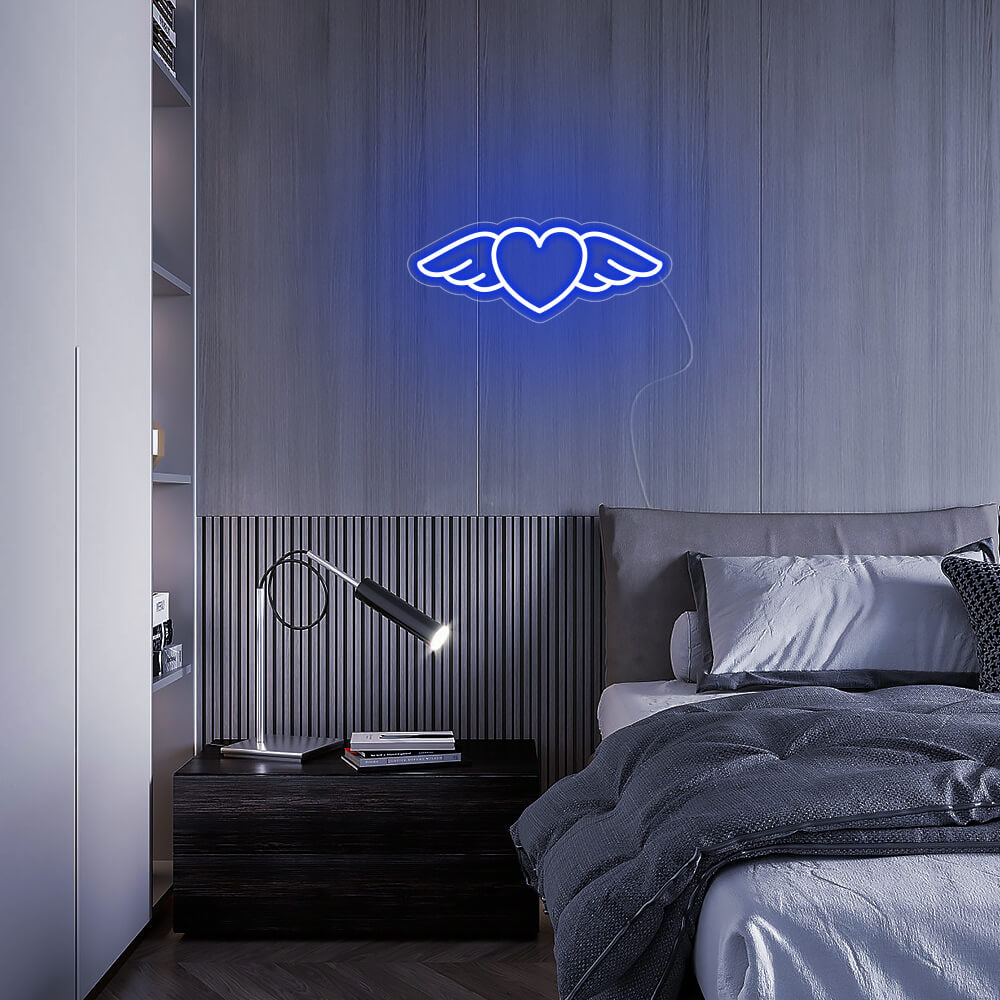 Mini Flying heart LED Neon Signs