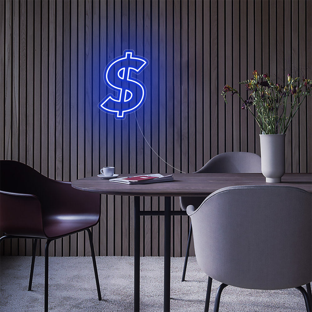 Mini $ Dollar LED Neon Signs