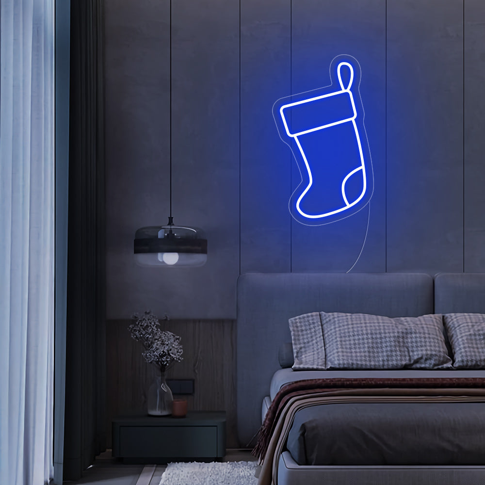 Christmas Socks Neon Signs