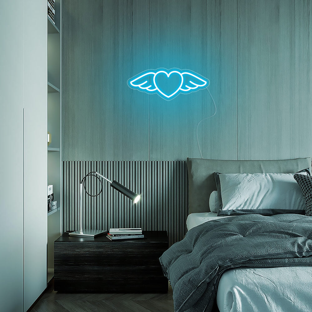 Mini Flying heart LED Neon Signs