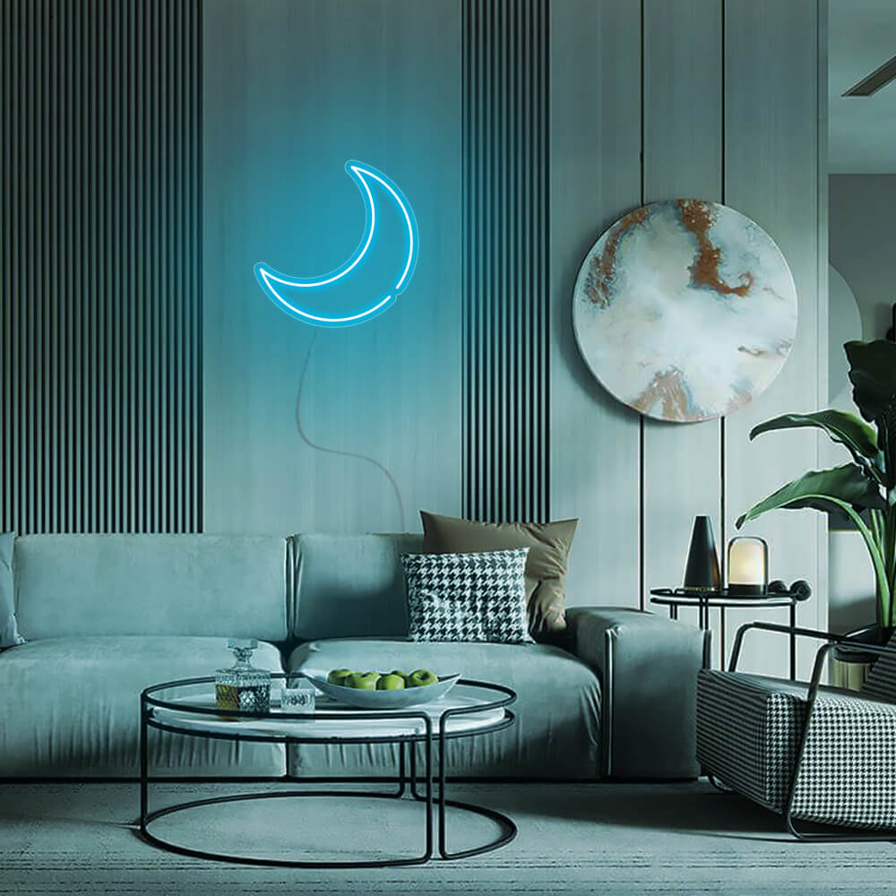 Mini Moon LED Neon Signs