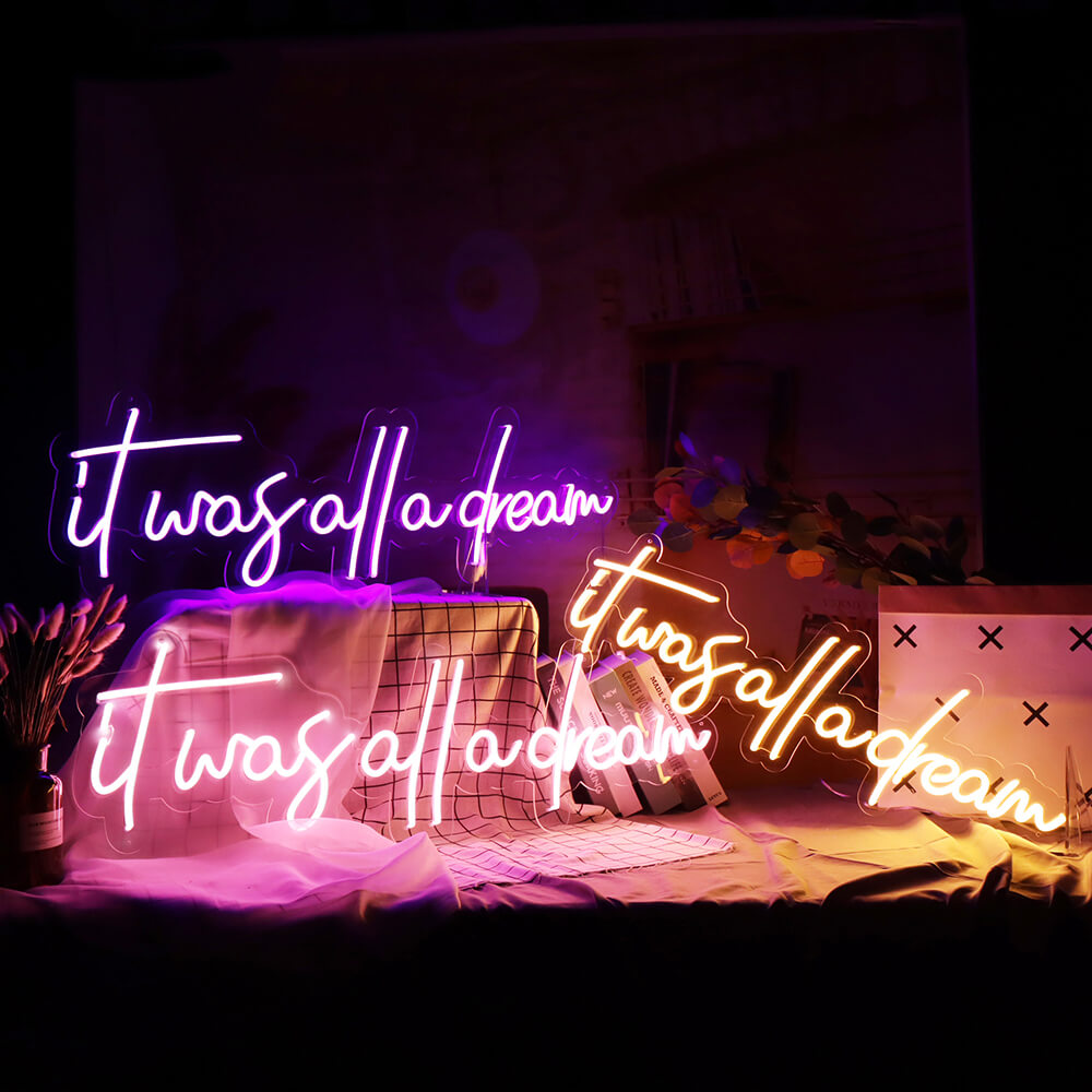 Sophia Neon Sign Cute Symbol LED Neon Name Signs, Custom Name Neon Signs