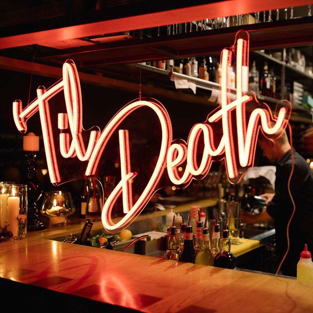 Til Death Neon Signs