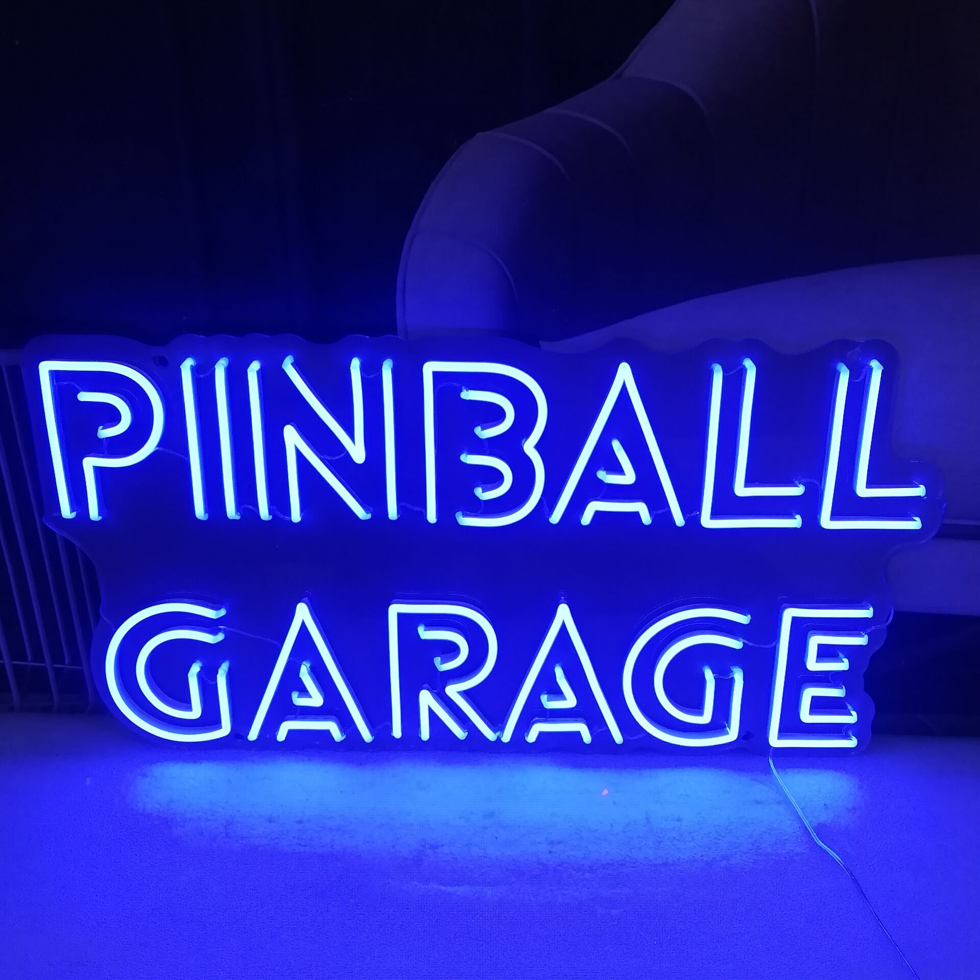 Pinball Garage Neon Signs