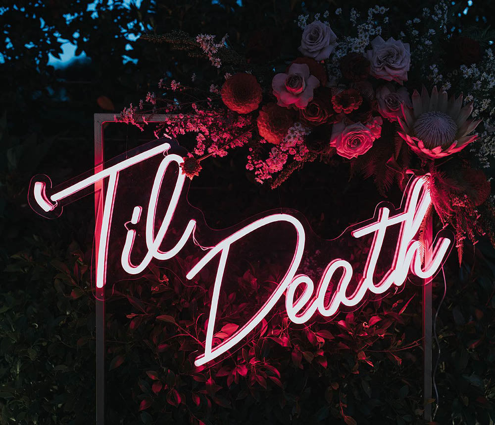 Til Death Neon Signs