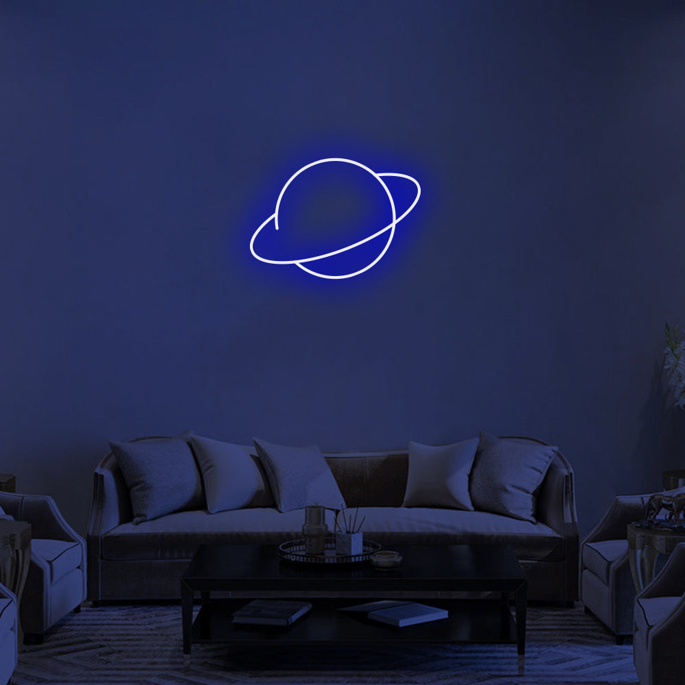 Saturn Planet Neon Signs