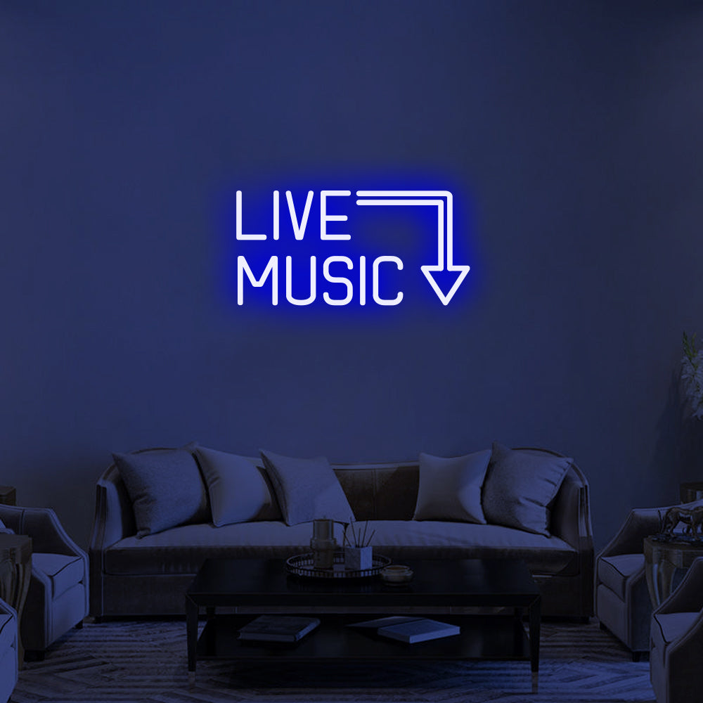 LIVE MUSIC Neon Signs
