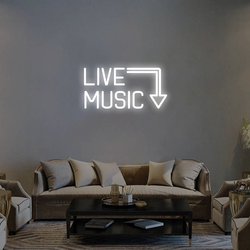 LIVE MUSIC Neon Signs