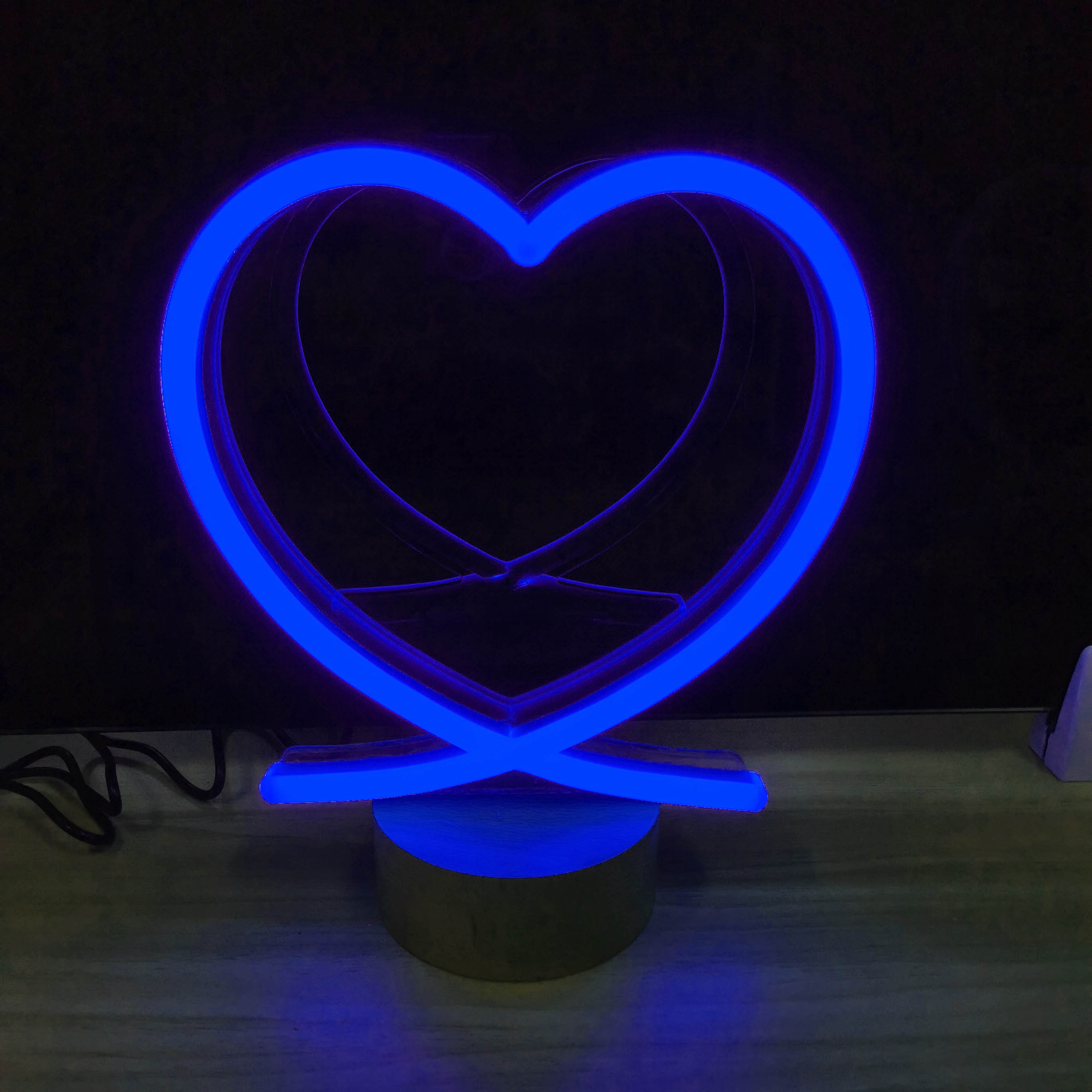 Custom Neon Lamp Photo Stand