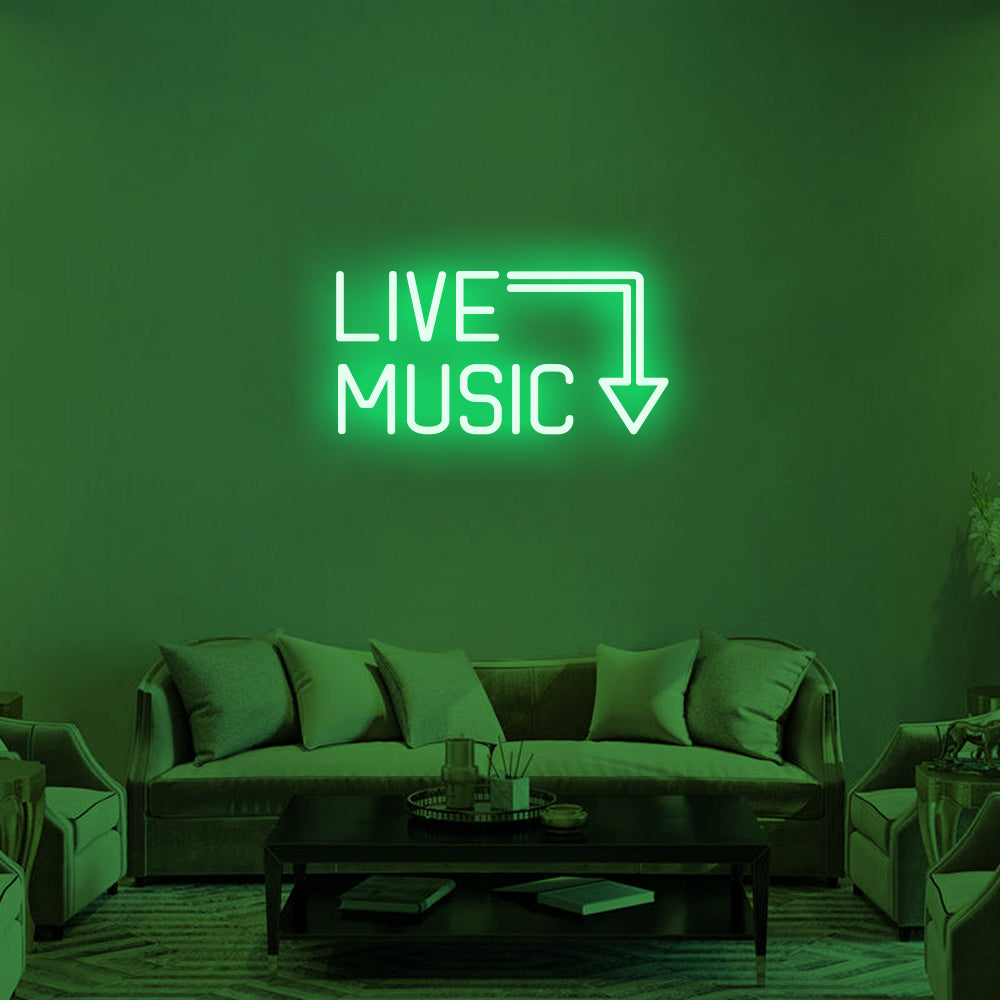 LIVE MUSIC Neon Signs
