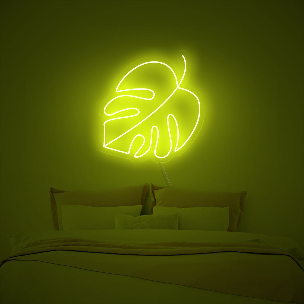 Monstera Leaf Neon Signs