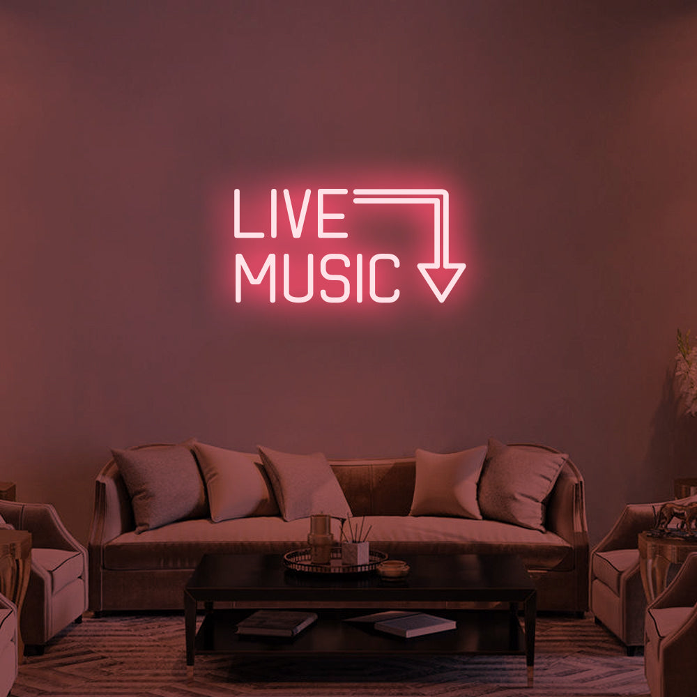 LIVE MUSIC Neon Signs