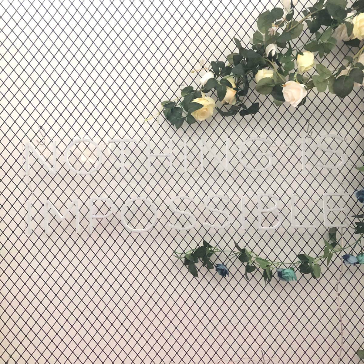 NOTHING IS IMPOSSIBLE Neon Signs