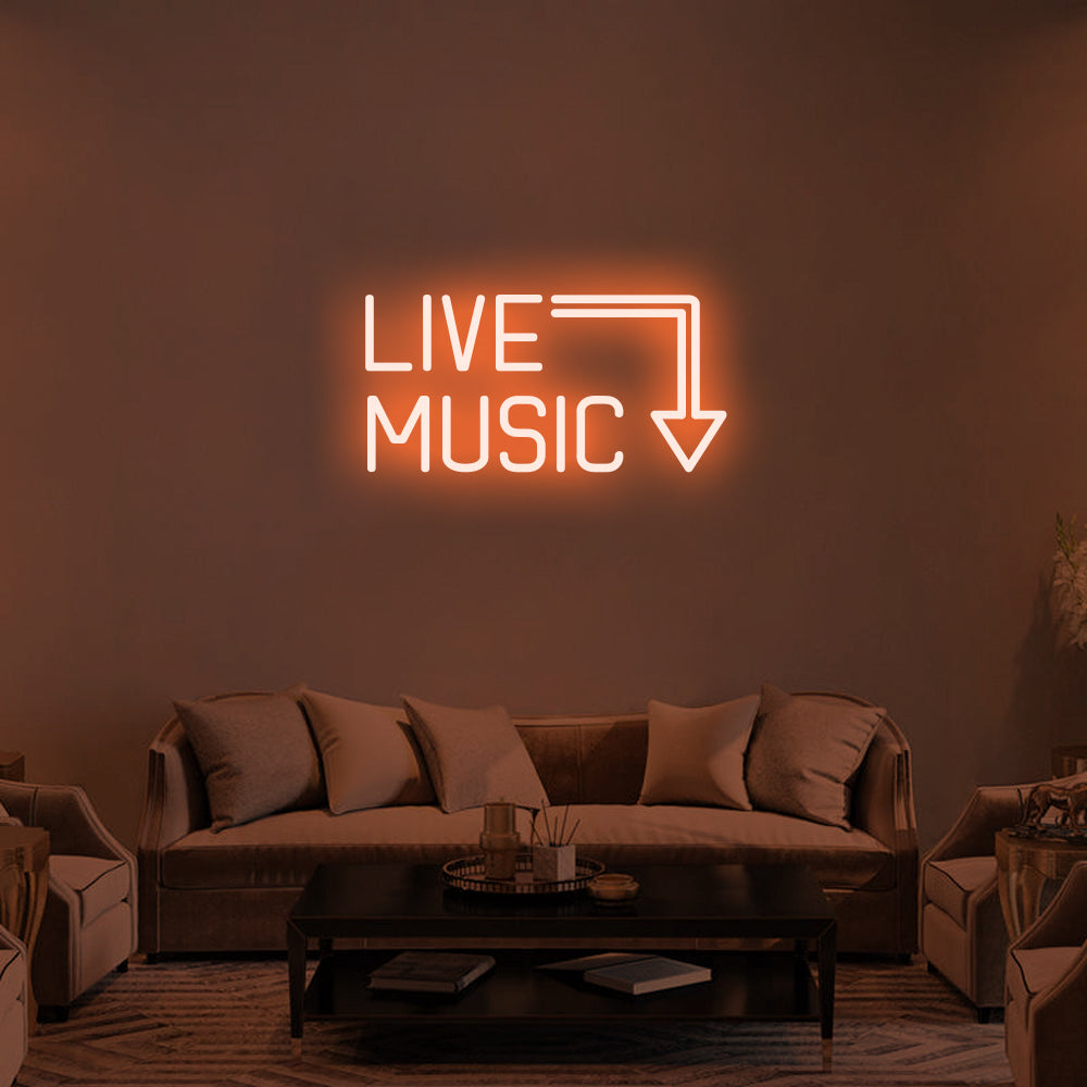 LIVE MUSIC Neon Signs