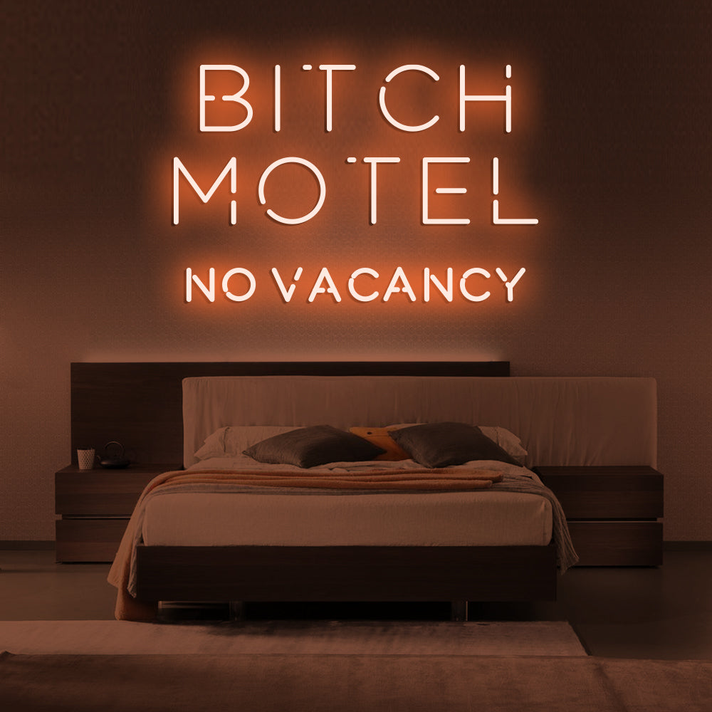 BITCH MOTEL Neon Signs