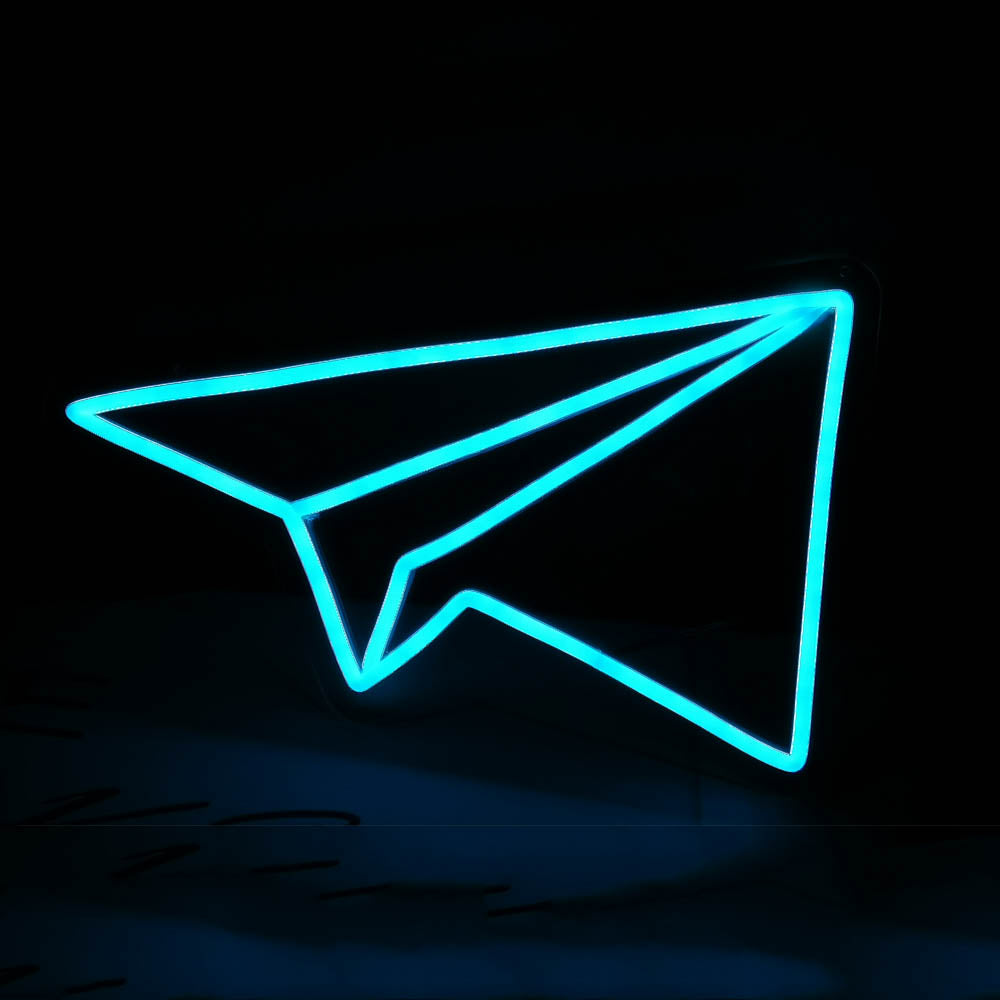 Mini Paper Plane LED Neon Signs