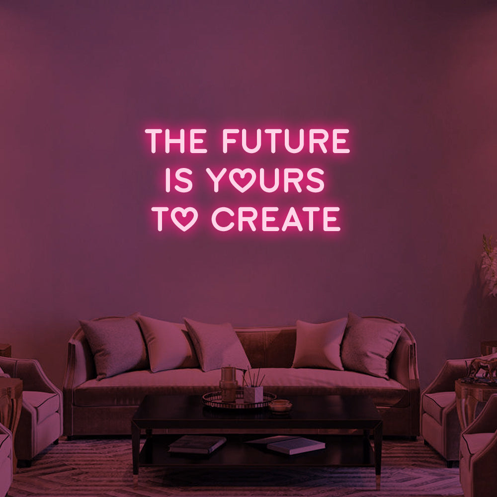ネオンライト THE FUTURE IS YOURS THE FUTURE IS YOURS Neon Signs For Gifts, Room Decor