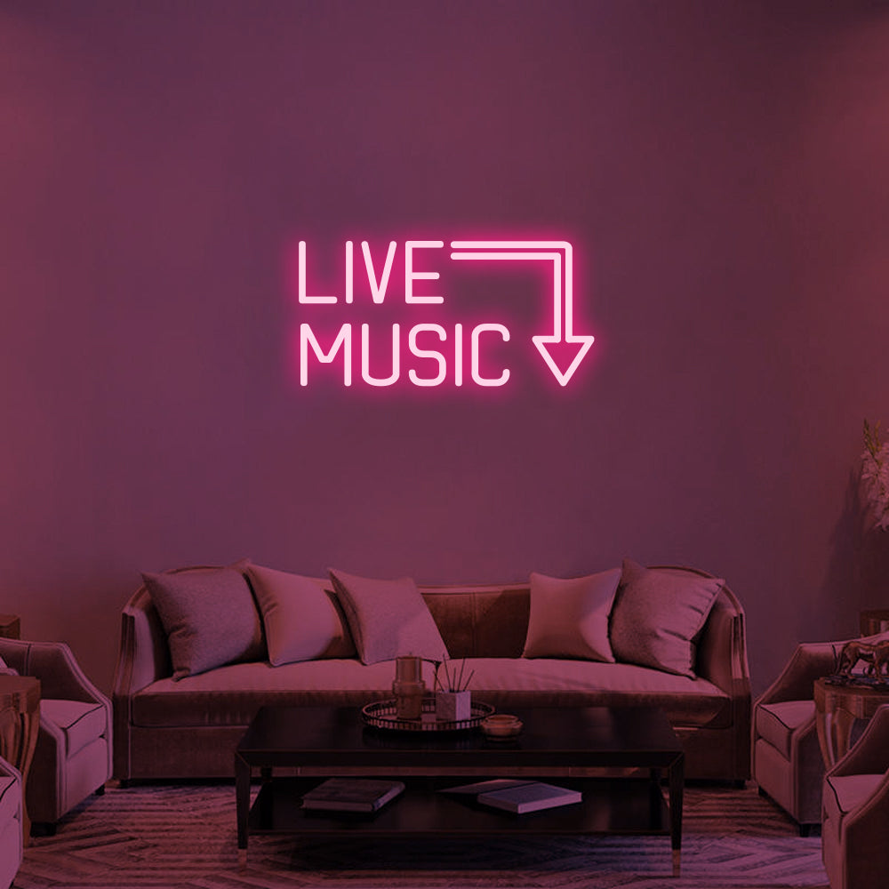LIVE MUSIC Neon Signs