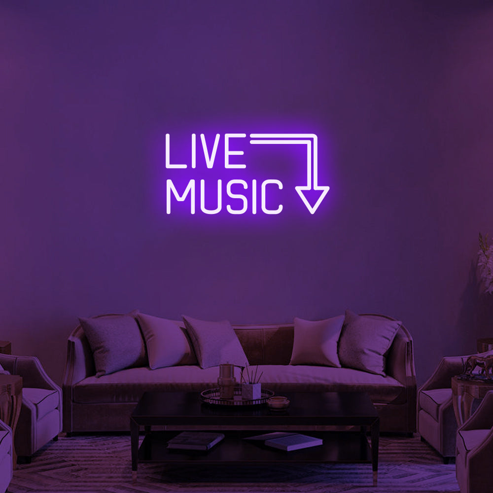 LIVE MUSIC Neon Signs