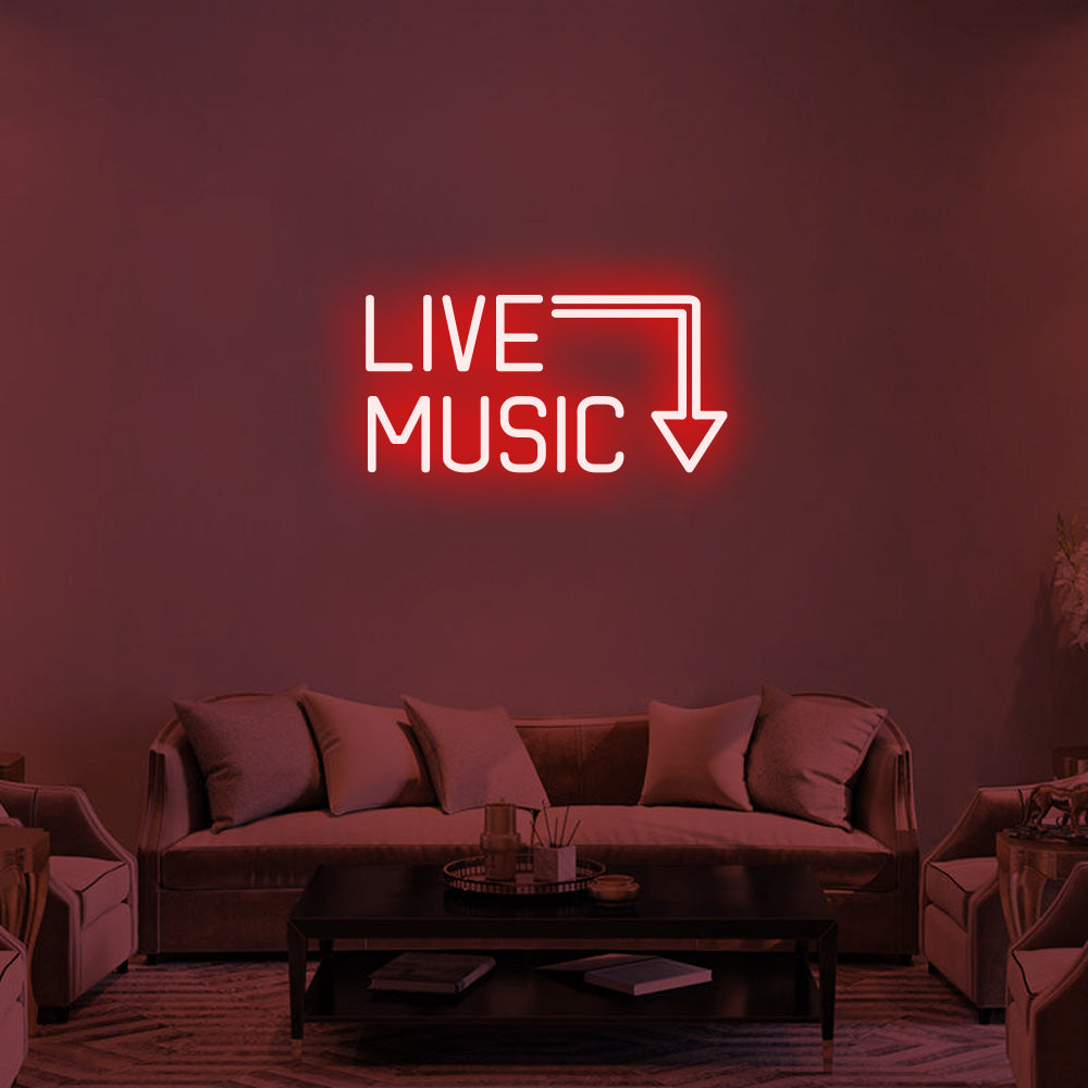 LIVE MUSIC Neon Signs