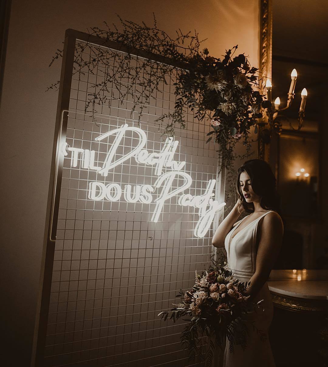 Till Death DO US Party Neon Signs