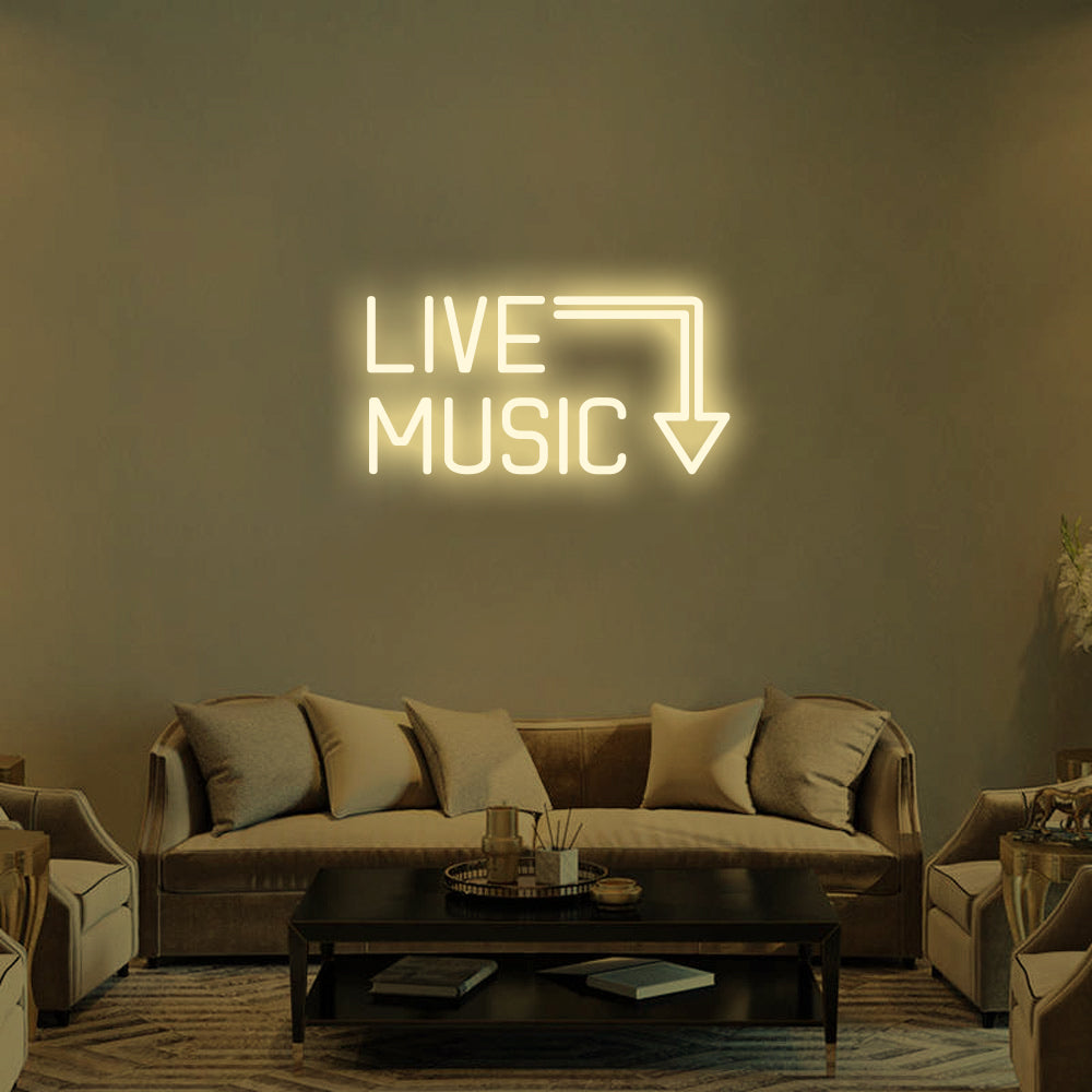 LIVE MUSIC Neon Signs