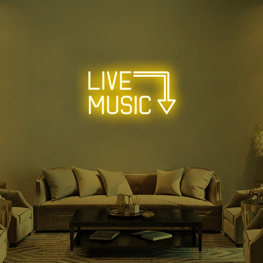 LIVE MUSIC Neon Signs