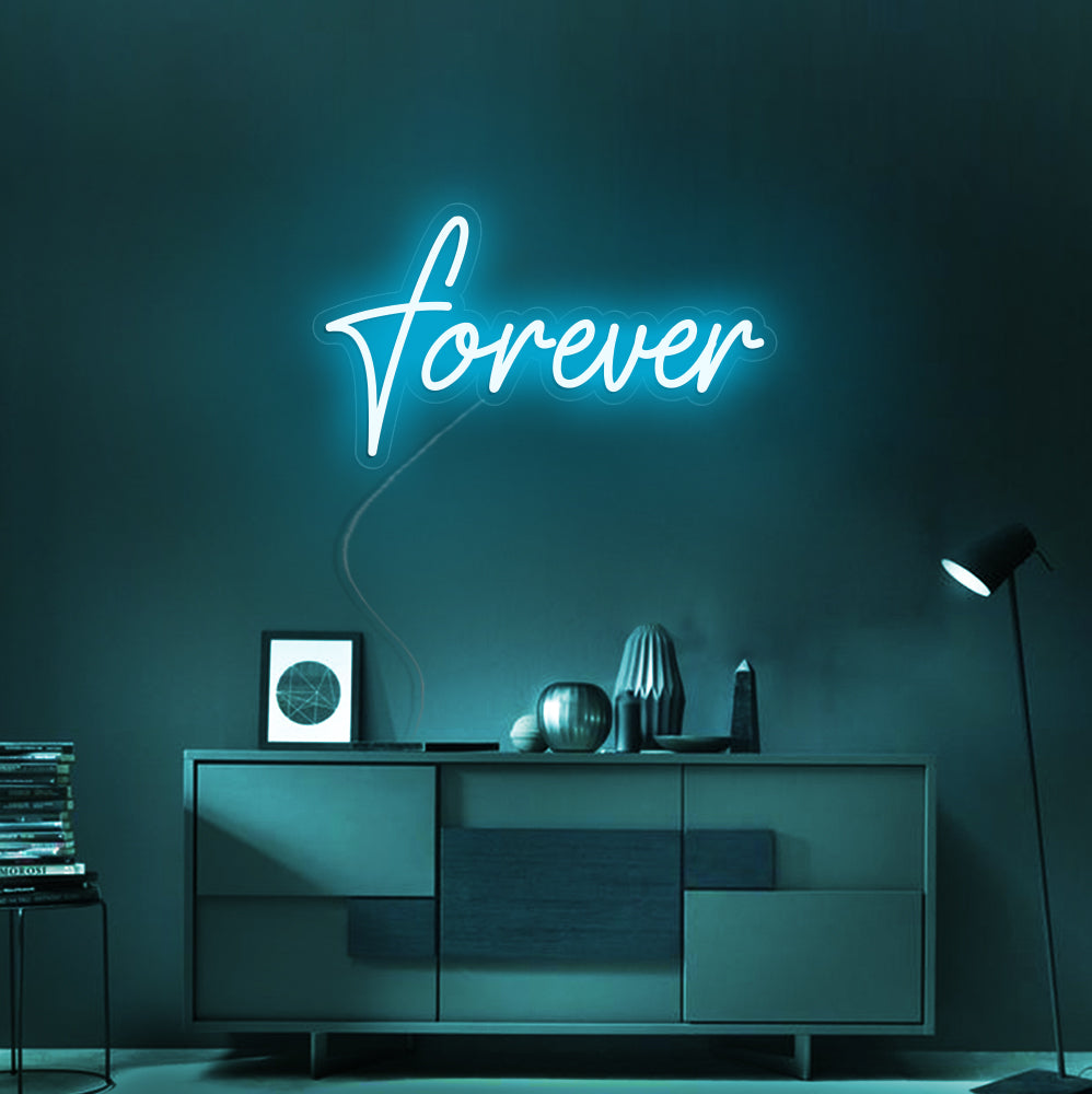 Forever Neon Sign - LED Neon Sign For Gifts, Room Decor