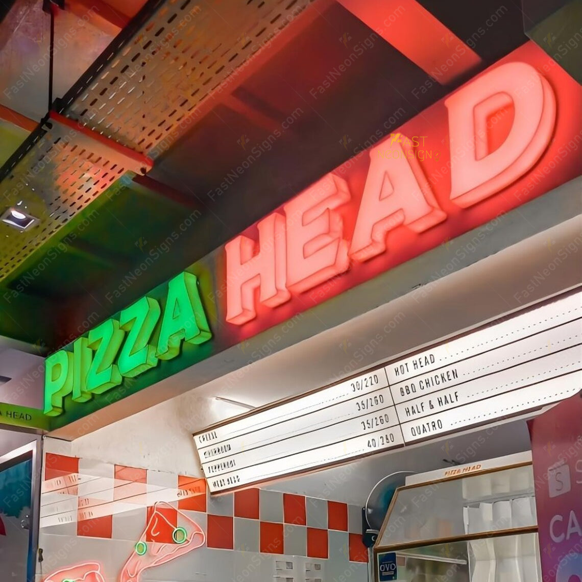 Custom Full-lit Acrylic Letter Sign, 3D Logo Channel Letters for Busin