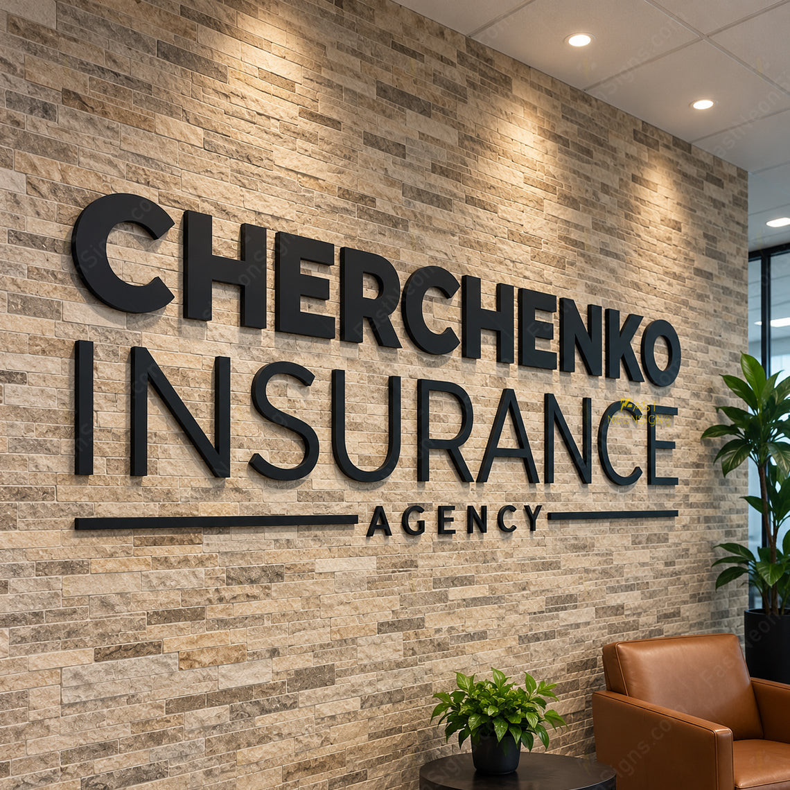 Custom 3D Acrylic Letter Signs – Cut-Out Logo & Brand Lettering for Receptions & Office Wall