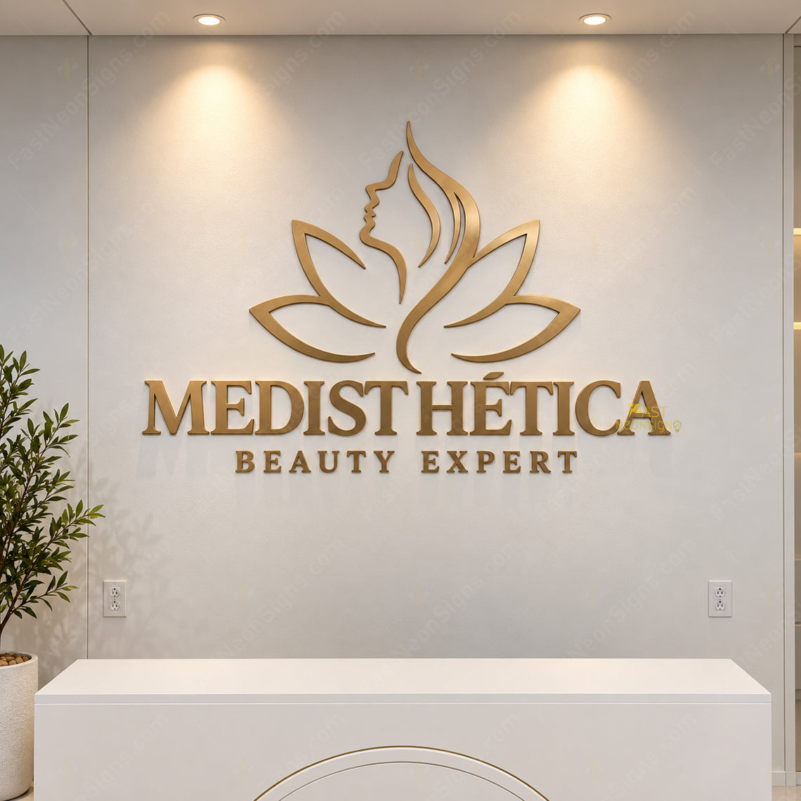 Custom 3D Acrylic Letter Signs – Cut-Out Logo & Brand Lettering for Receptions & Office Wall