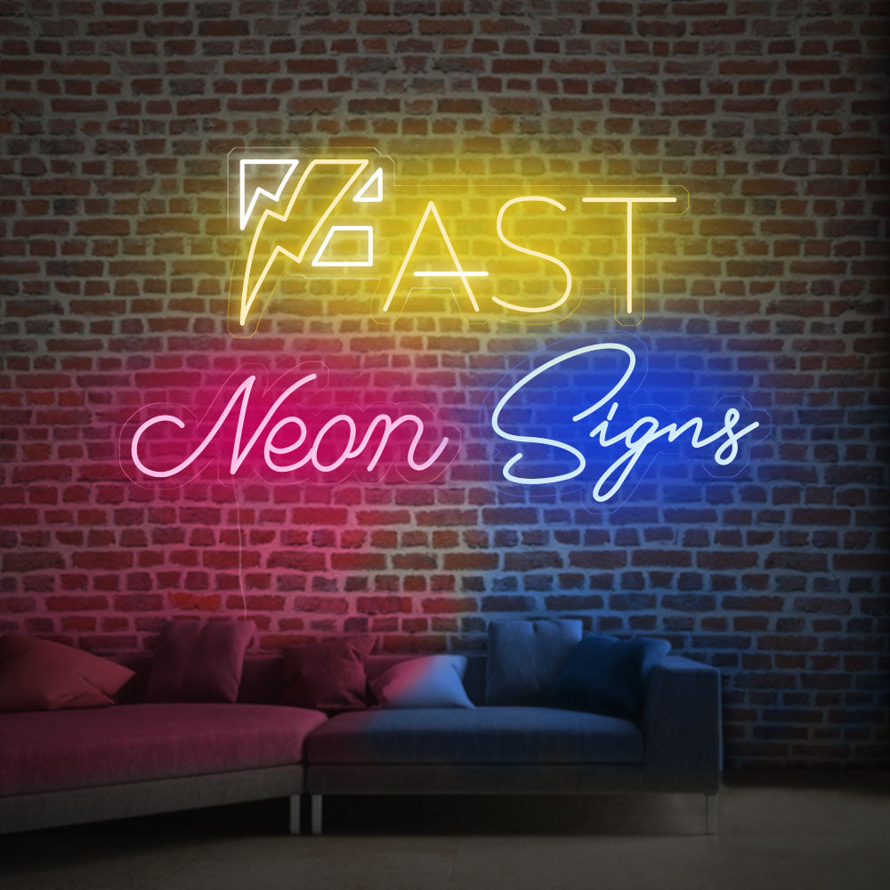 Fast Neon Signs - Custom LED Neon Signs For Wedding Decoration - 30 inch Neon Signs