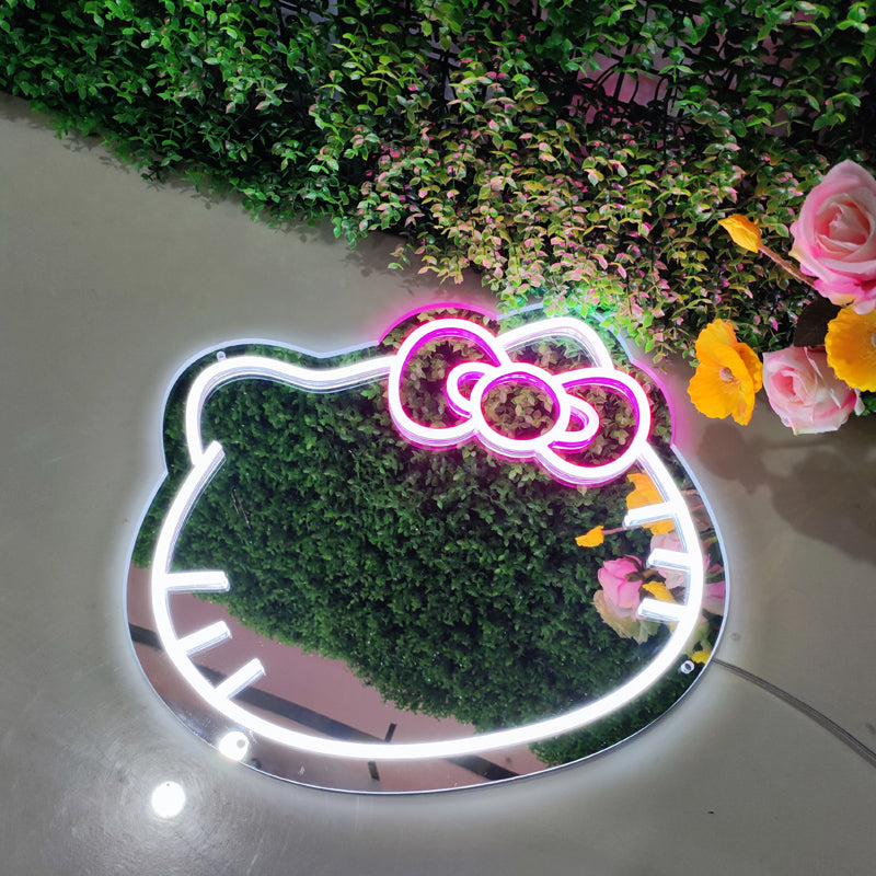 Wholesales Light Sign Kitty Mirror - LED Neon Sign Mirror