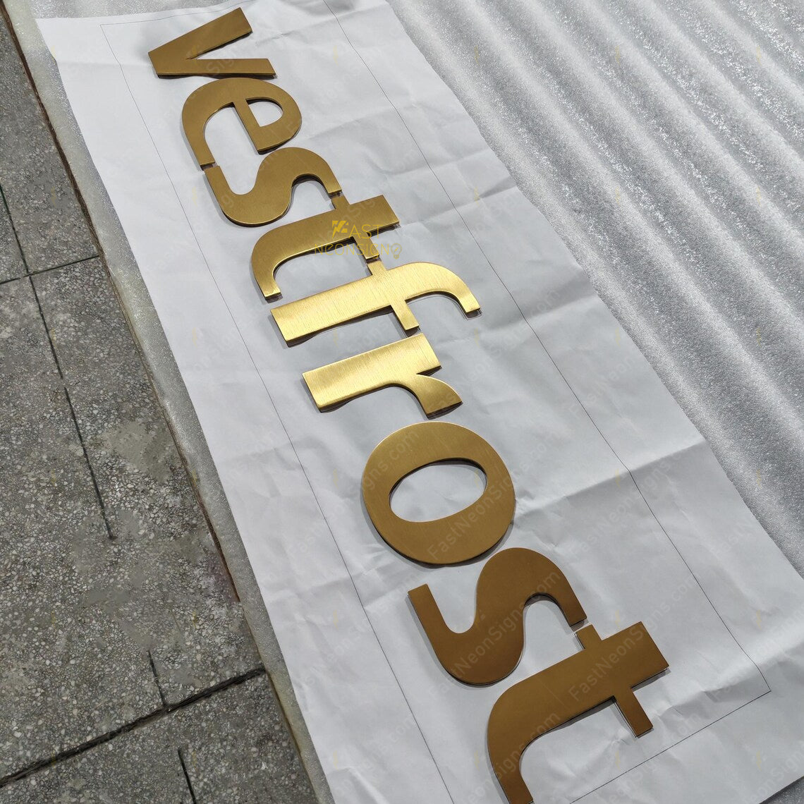 Custom Metal Cut Letters – Brushed or Polished Stainless Steel Signage for Indoor & Outdoor Use