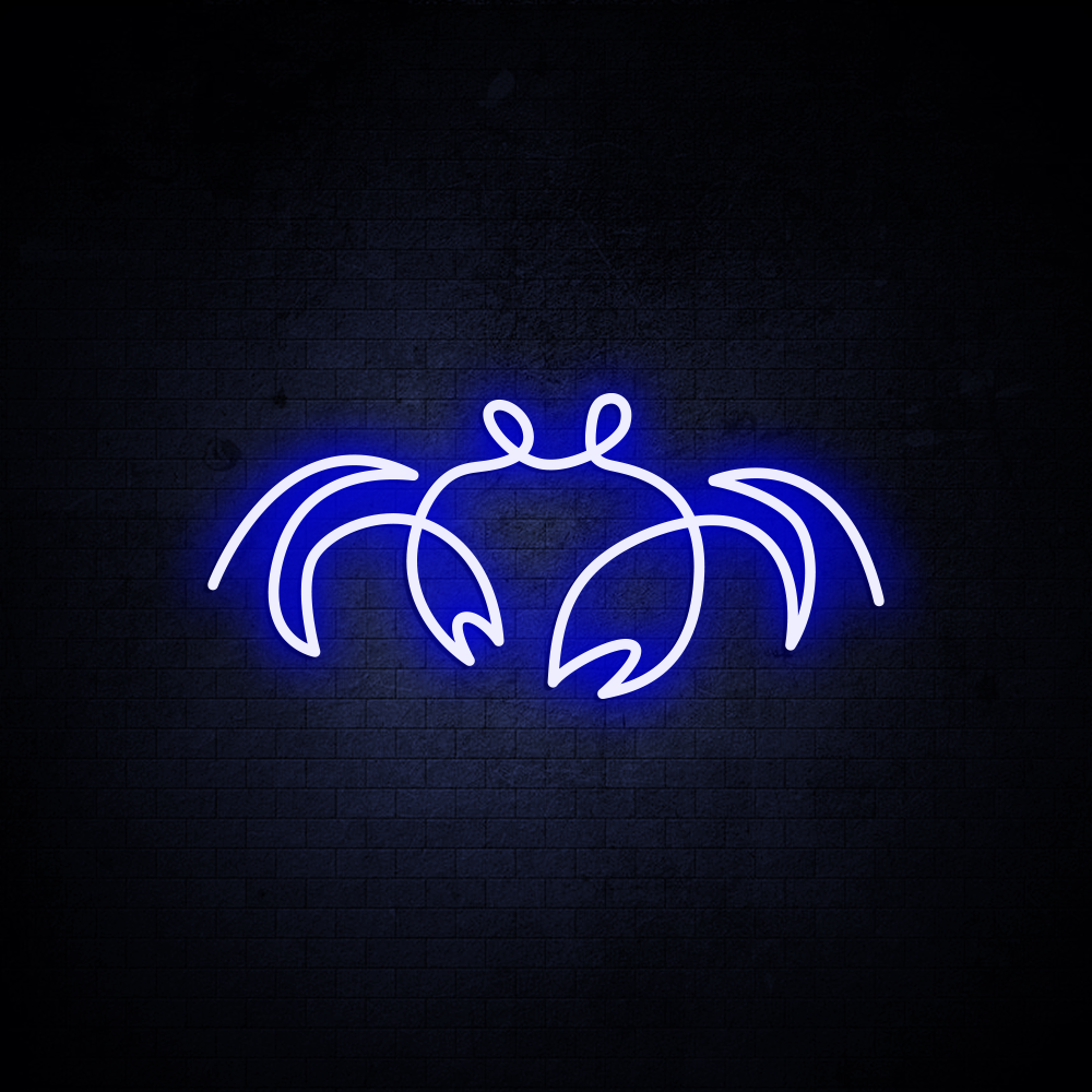 Cancer Crab - Cute Cartoon Design LED Neon Sign For Wall Art Decoration