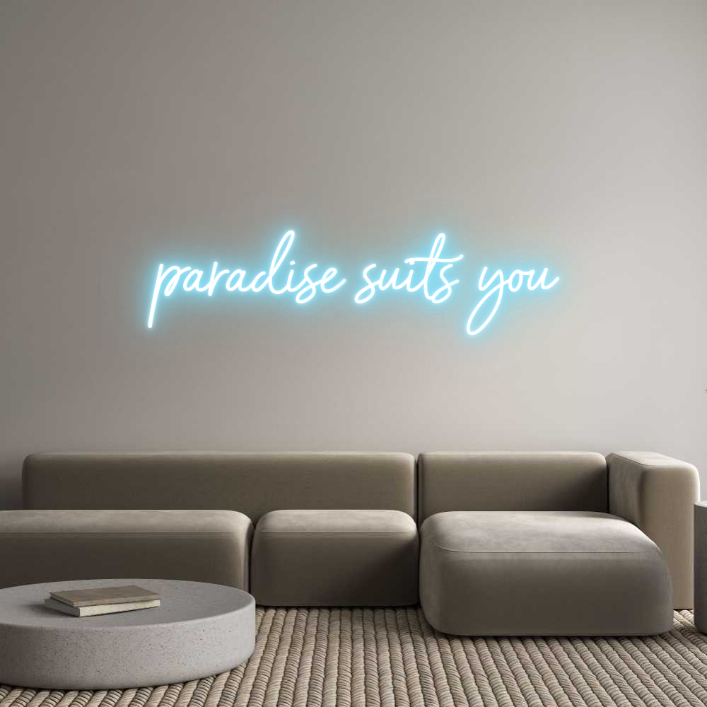 Custom Neon: paradise suit...