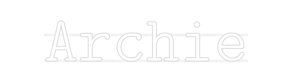 Custom Neon: Archie