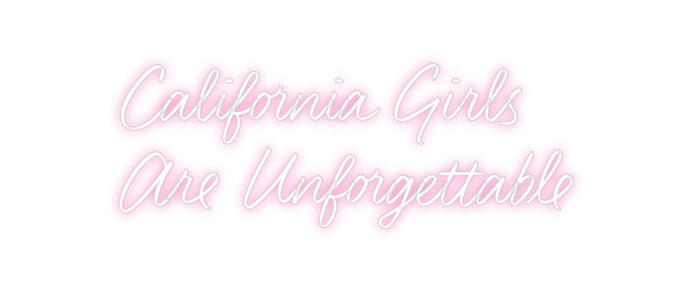 Custom Neon: California Gi...