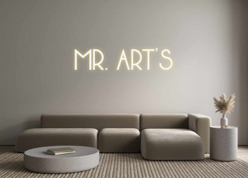 Custom Neon: Mr. Art's