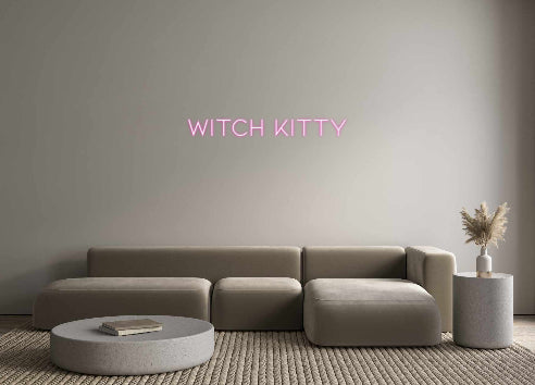 Custom Neon: Witch kitty