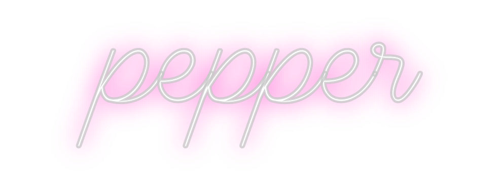 Custom Neon: pepper